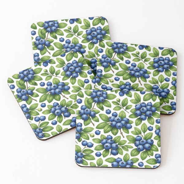 Item preview, Blueberry Botanical Pattern designed and sold by Owcomm.