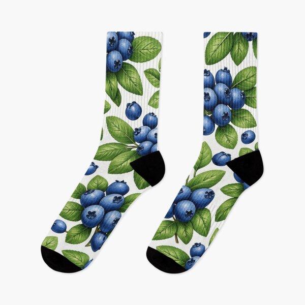 Item preview, Blueberry Botanical Pattern designed and sold by Owcomm.