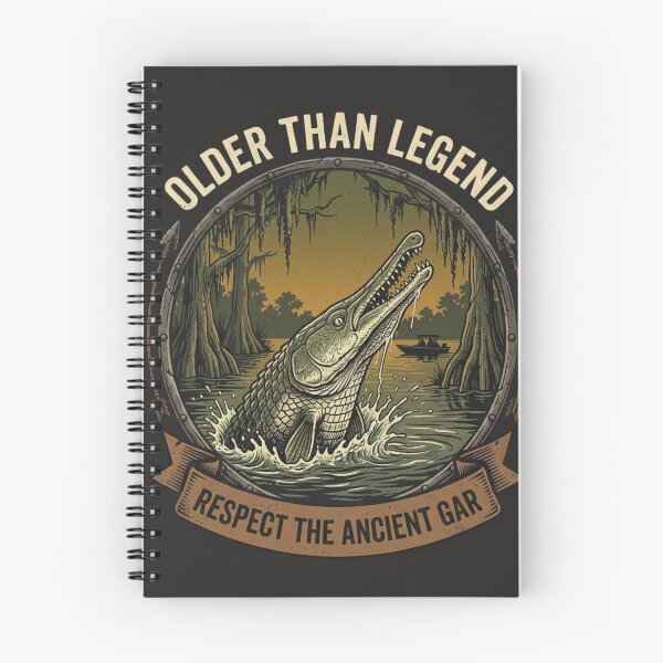 Item preview, Older Than Legend Respect the Ancient Gar Vintage Fishing designed and sold by Oddasshop.