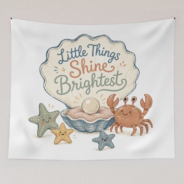 Item preview, Tidepool Treasure - Cute Crab designed and sold by bapupa.