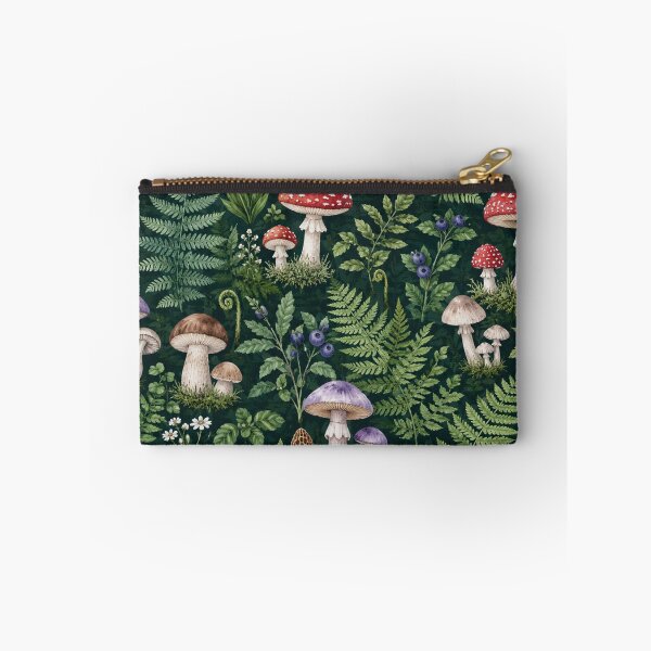 Item preview, Forest Floor Mushrooms Botanical Pattern designed and sold by Owcomm.