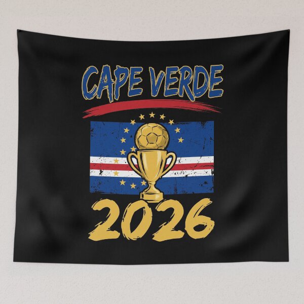 Item preview, Cape Verde 2026 Football National Team Supporters World Cup Fan designed and sold by SofenArt.