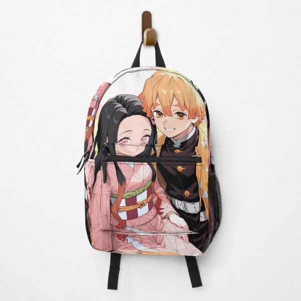 Item preview, Nezuko Kamado Demon Slayer Cute Couple Portrait With Zenitsu Agatsuma designed and sold by bystudiolereve.