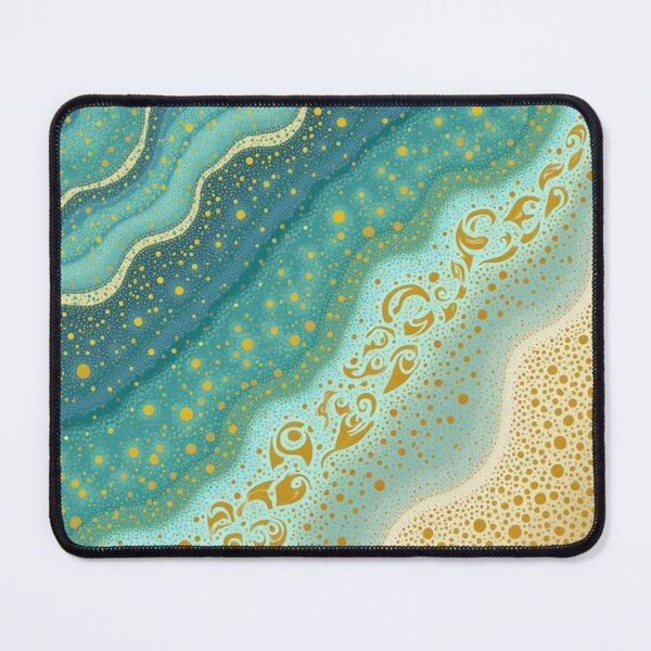 Item preview, Aboriginal Inspired Dot Art - Warm Shallow Ocean Current designed and sold by GrinGalore.