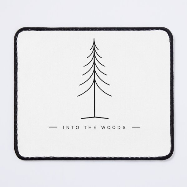 Item preview, Pine Tree Into The Woods T-Shirt | Nature Line Art Outdoor Adventure Design designed and sold by Skedart.