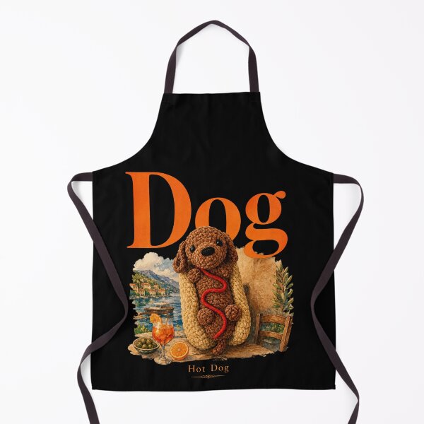 Item preview, Hot Dog Crochet: Funny Crochet Food Art Meme Aesthetic Cute Graphic Retro Craft Lover Design designed and sold by CheppoArt.