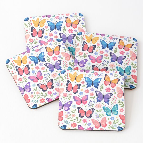 Item preview, Colorful Butterfly Garden Pattern designed and sold by Owcomm.