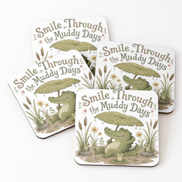 Item preview, Sunny Snout - Cute Crocodile designed and sold by bapupa.
