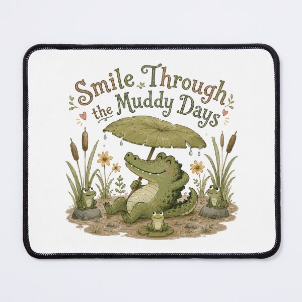 Item preview, Sunny Snout - Cute Crocodile designed and sold by bapupa.