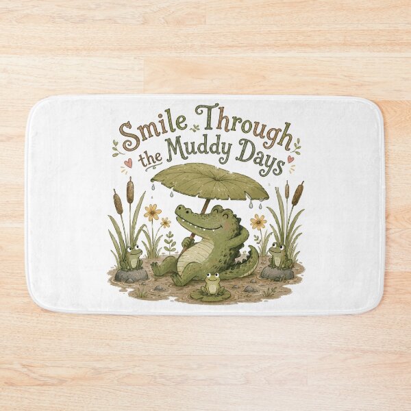 Item preview, Sunny Snout - Cute Crocodile designed and sold by bapupa.