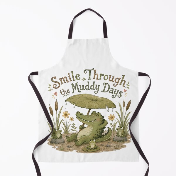 Item preview, Sunny Snout - Cute Crocodile designed and sold by bapupa.