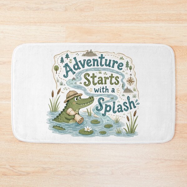 Item preview, Swamp Scout - Cute Crocodile designed and sold by bapupa.