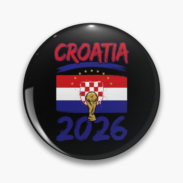 Item preview, Croatia 2026 World Cup Football National Team Fan designed and sold by SofenArt.