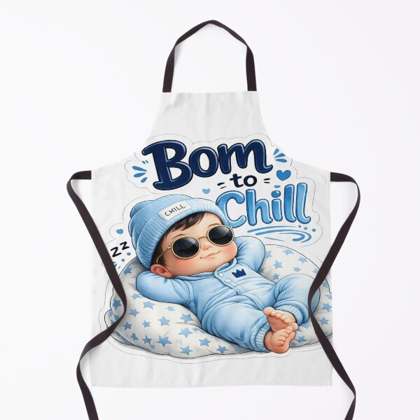 Item preview, Born to Chill – Cool Baby Sticker designed and sold by Genzfirevibes.