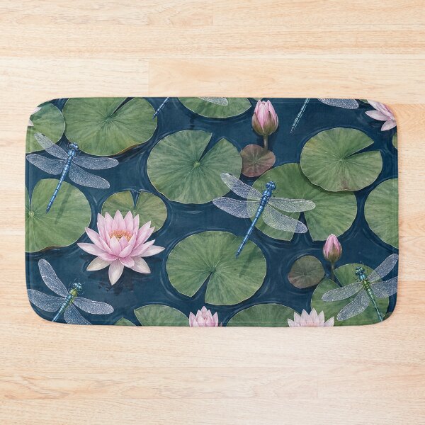 Item preview, Water Lily Pond with Dragonflies designed and sold by Owcomm.