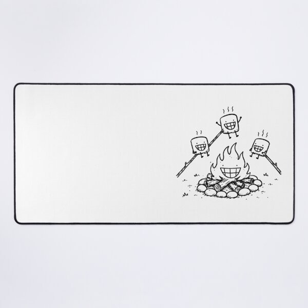 Item preview, Happy Campfire Roasting Marshmallows Funny Camping Humor Design designed and sold by MonkiFlipp.