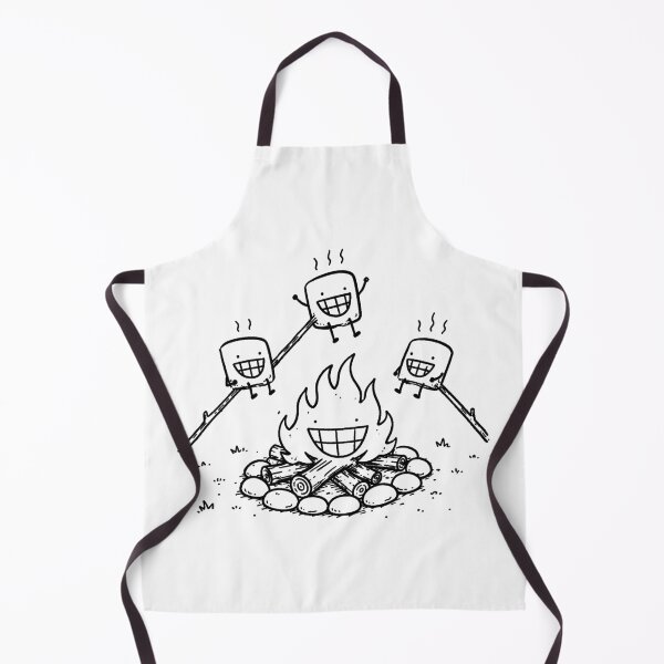 Item preview, Happy Campfire Roasting Marshmallows Funny Camping Humor Design designed and sold by MonkiFlipp.