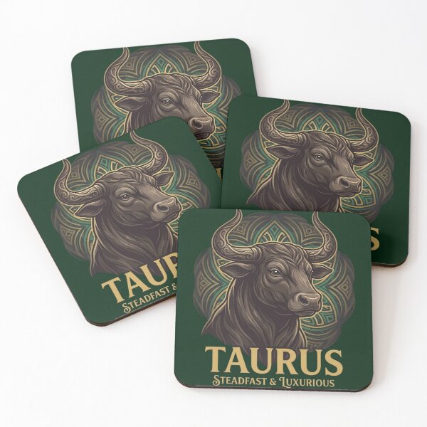 Item preview, Taurus Horoscope Sticker | Daily Astrology Prediction Bull Design | Taurus Zodiac Sign Gift for Astrology Lovers designed and sold by Bhaskar Digital Art.