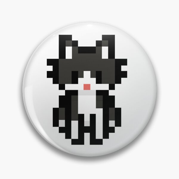 Item preview, Pixel tuxedo cat designed and sold by natlouise313.