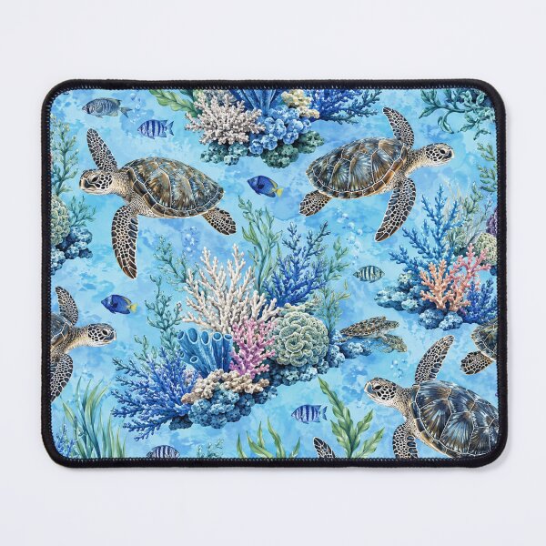 Item preview, Sea Turtle Coral Reef Ocean Life designed and sold by Owcomm.
