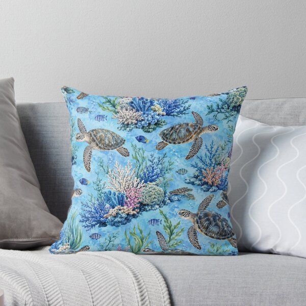 Item preview, Sea Turtle Coral Reef Ocean Life designed and sold by Owcomm.