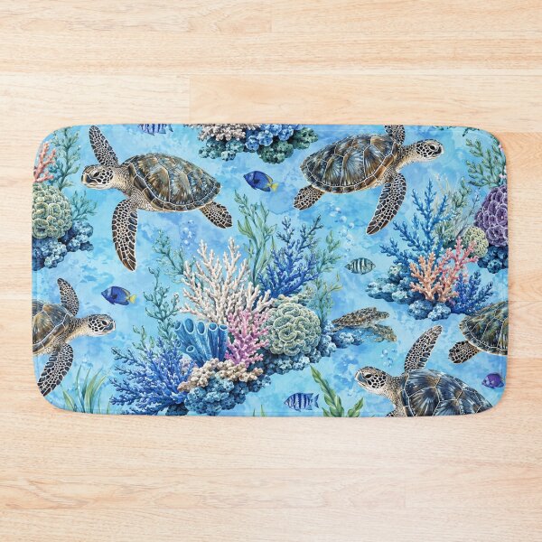Item preview, Sea Turtle Coral Reef Ocean Life designed and sold by Owcomm.