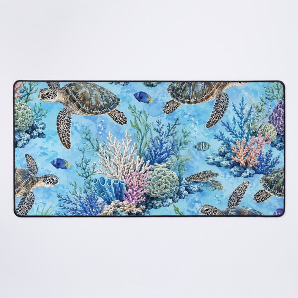 Item preview, Sea Turtle Coral Reef Ocean Life designed and sold by Owcomm.