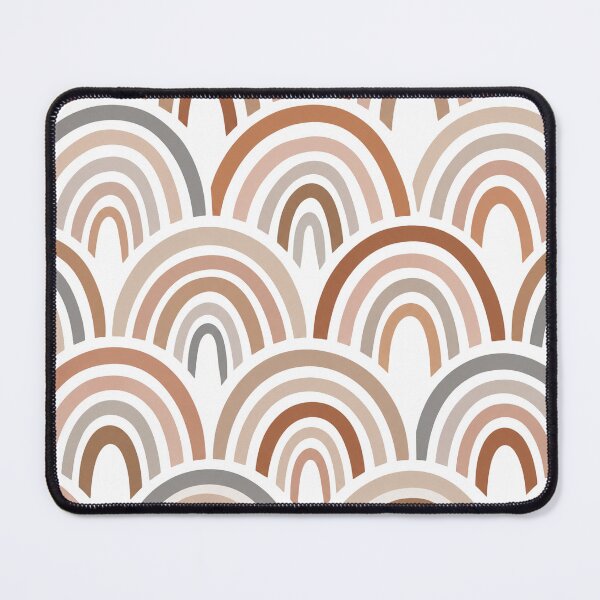 Item preview, Boho Earth Tone Rainbow Arch Pattern designed and sold by Owcomm.