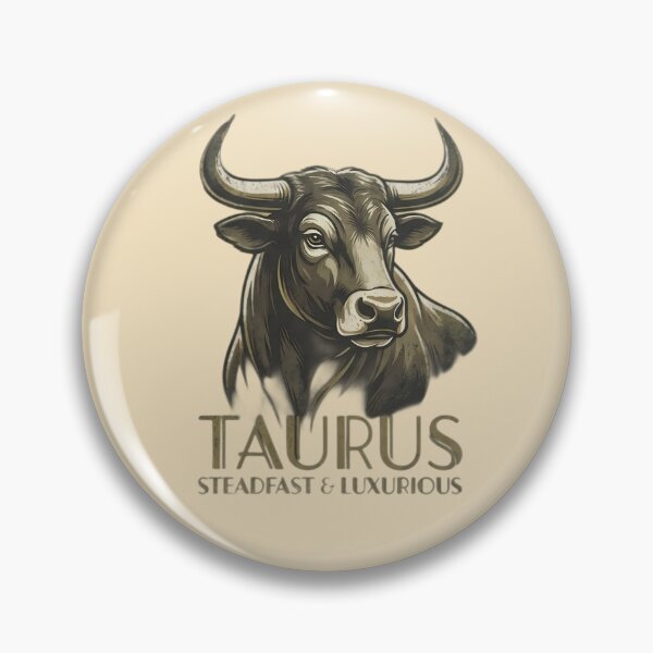 Item preview, Taurus Zodiac Bull Sticker | Daily Horoscopes Astrology Design | Taurus Steadfast & Luxurious Vintage Art designed and sold by Bhaskar Digital Art.