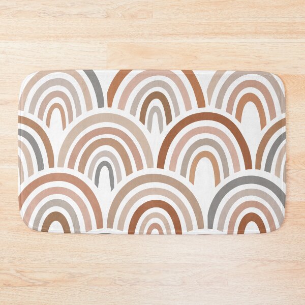 Item preview, Boho Earth Tone Rainbow Arch Pattern designed and sold by Owcomm.
