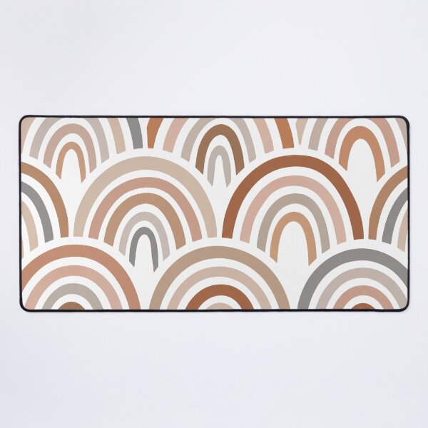 Item preview, Boho Earth Tone Rainbow Arch Pattern designed and sold by Owcomm.