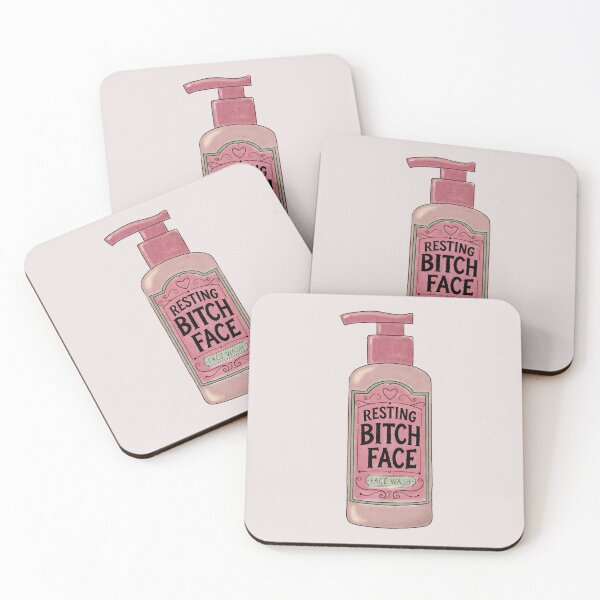 Item preview, Resting Bitch Face Face Wash  designed and sold by ellealsopaints.