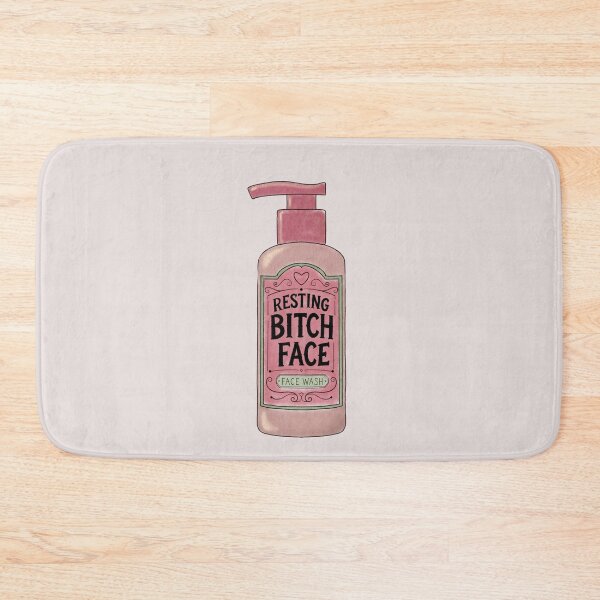 Item preview, Resting Bitch Face Face Wash  designed and sold by ellealsopaints.