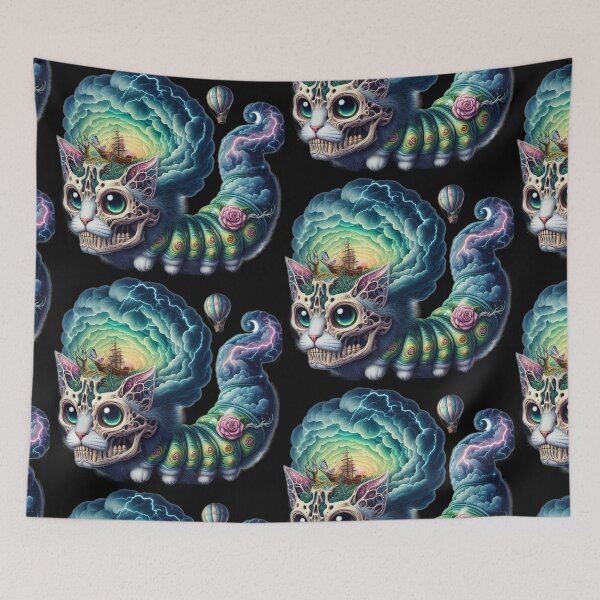 Item preview, The Captain's Storm – Skull Cat Caterpillar Hybrid designed and sold by LujziWorld.