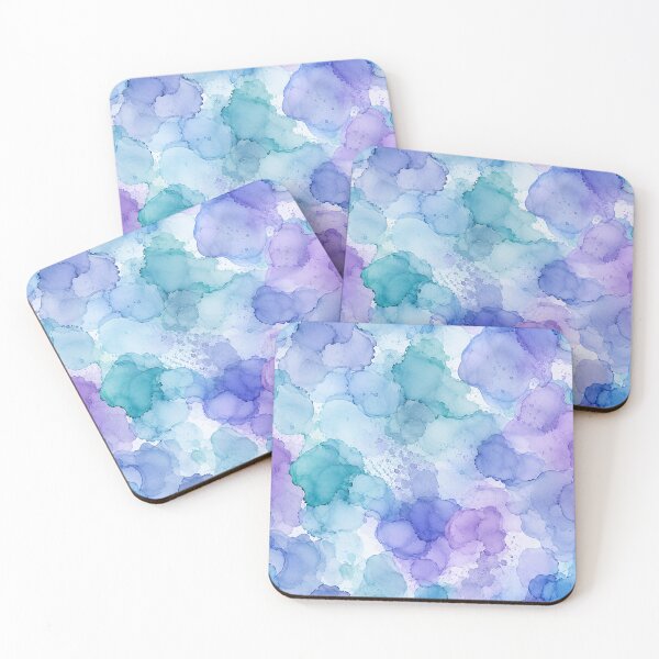 Item preview, Dreamy Blue and Purple Alcohol Ink Wash designed and sold by Owcomm.