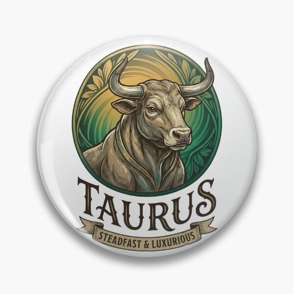 Item preview, Daily Horoscopes Taurus Zodiac Sign Sticker | Bull Artwork | Astrology Lover Gift | Steadfast & Luxurious Taurus Design designed and sold by Bhaskar Digital Art.