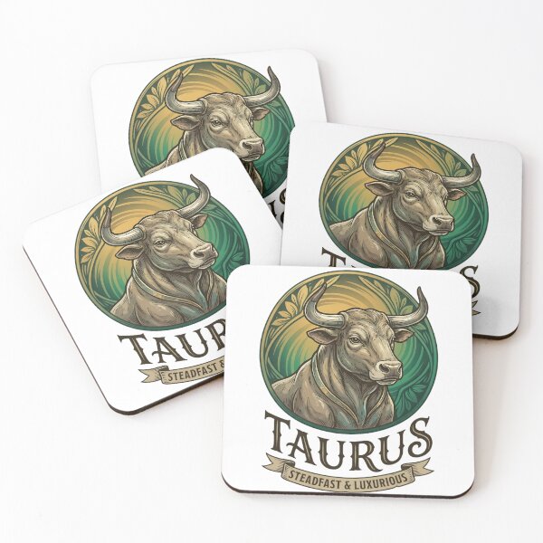 Item preview, Daily Horoscopes Taurus Zodiac Sign Sticker | Bull Artwork | Astrology Lover Gift | Steadfast & Luxurious Taurus Design designed and sold by Bhaskar Digital Art.