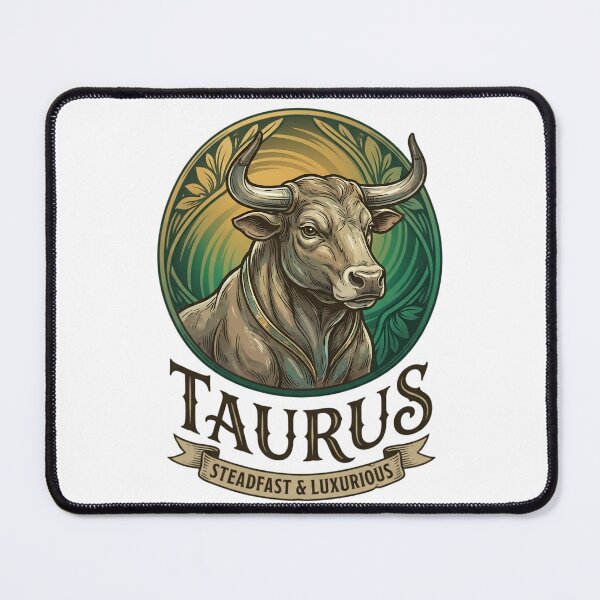 Item preview, Daily Horoscopes Taurus Zodiac Sign Sticker | Bull Artwork | Astrology Lover Gift | Steadfast & Luxurious Taurus Design designed and sold by Bhaskar Digital Art.