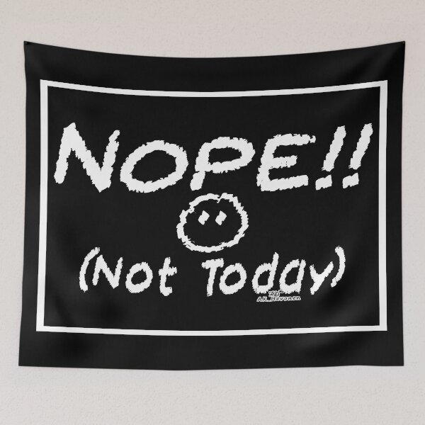 Item preview, Big Nope, hand made picture with Text designed and sold by AK-Hevonen.