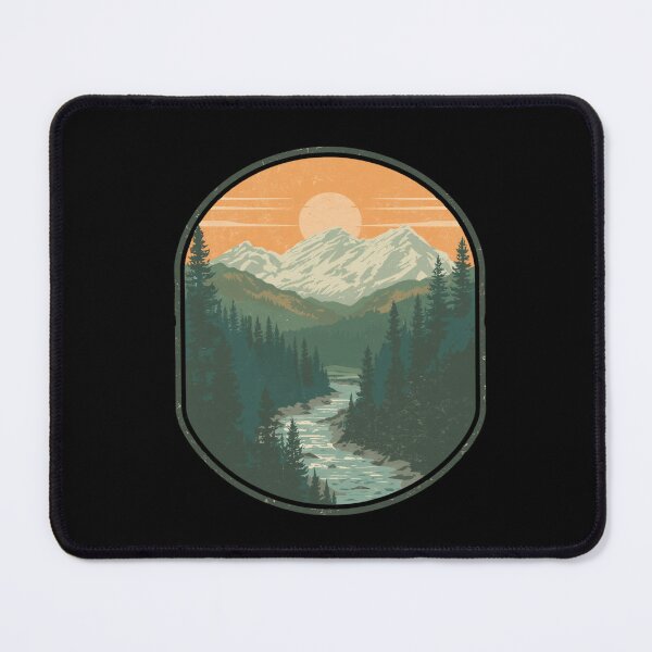 Item preview, Vintage Mountain Adventure Retro Outdoor Design designed and sold by Larams Studio.