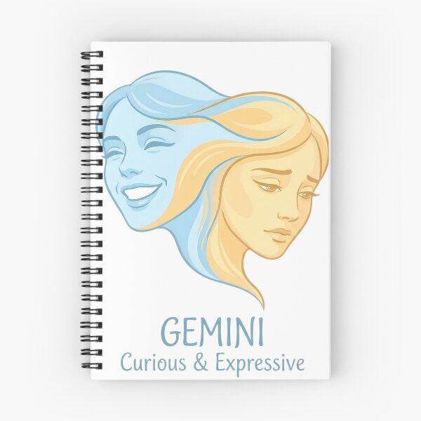 Item preview, Gemini Zodiac Sign | Curious & Expressive Twin Faces Daily Horoscope Design | Astrology Gift for Gemini designed and sold by Bhaskar Digital Art.