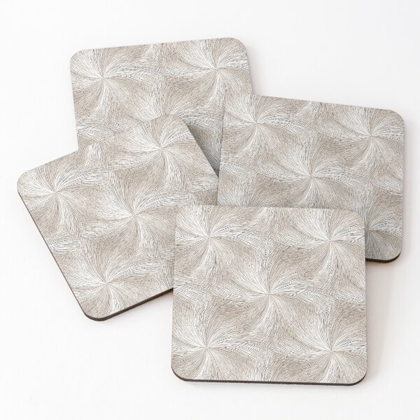 Item preview, Diamond Pinch Swirl Pattern in Brown and White designed and sold by Artistestella.