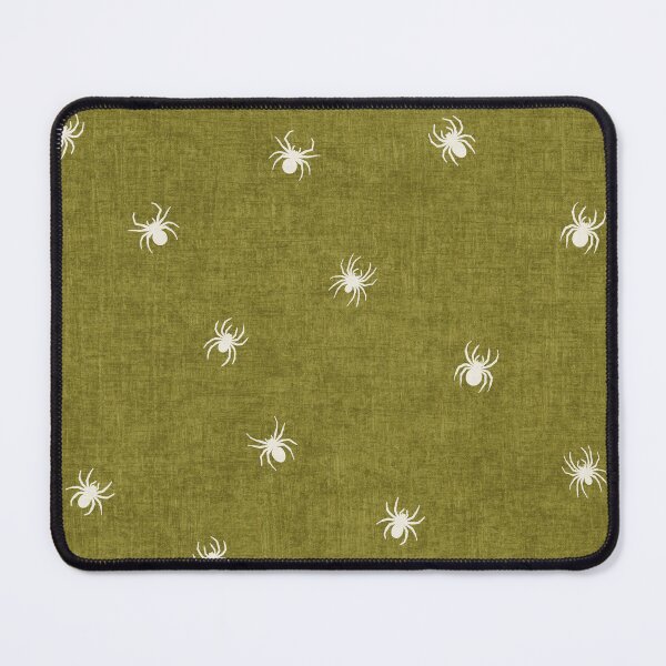 Item preview, Retro White Spider Halloween Olive Green designed and sold by RenattaZare.
