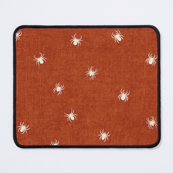Item preview, Retro White Spider Halloween Rust Orange designed and sold by RenattaZare.