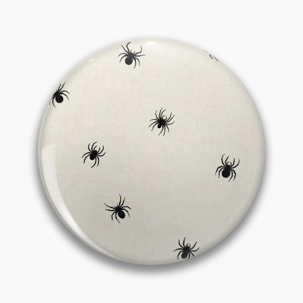 Item preview, Retro White Spider Halloween Soft Ivory designed and sold by RenattaZare.