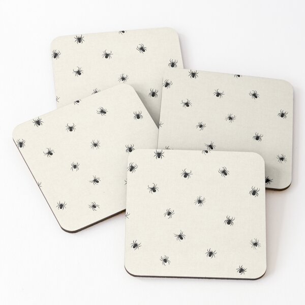 Item preview, Retro White Spider Halloween Soft Ivory designed and sold by RenattaZare.