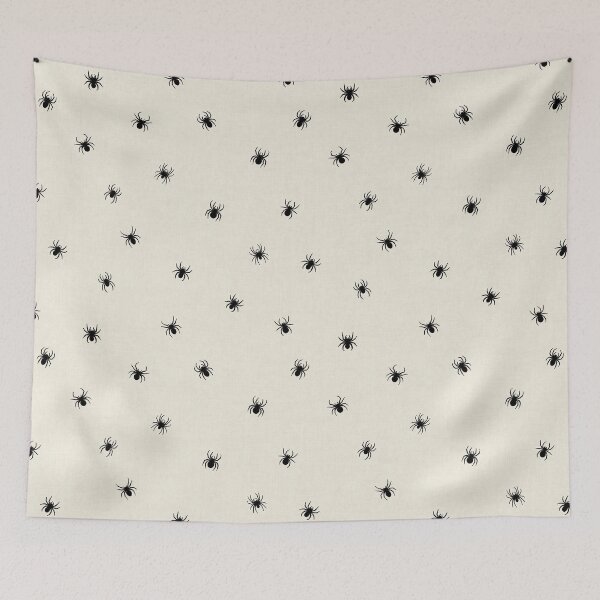 Item preview, Retro White Spider Halloween Soft Ivory designed and sold by RenattaZare.