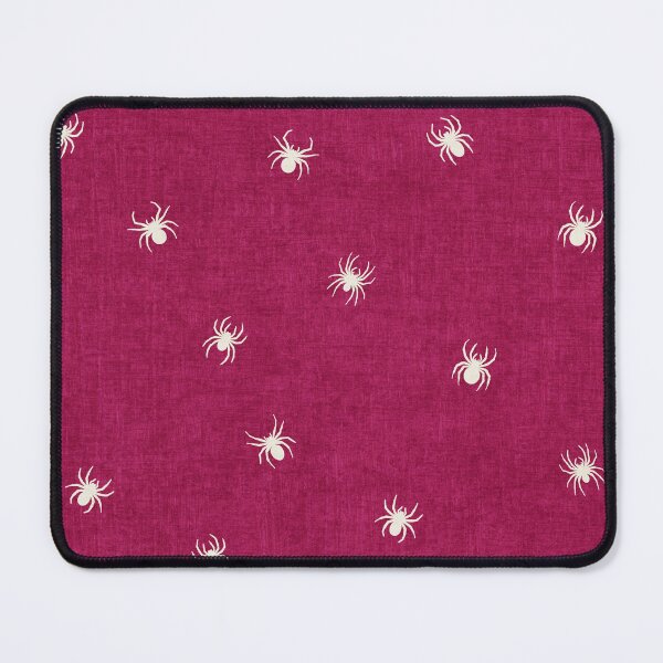 Item preview, Retro White Spider Halloween Berry Pink designed and sold by RenattaZare.