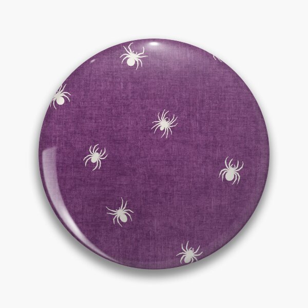 Item preview, Retro White Spider Halloween Dusty Purple designed and sold by RenattaZare.