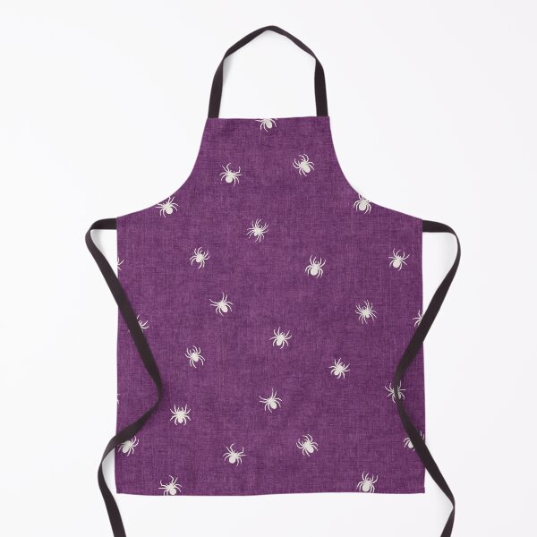 Item preview, Retro White Spider Halloween Dusty Purple designed and sold by RenattaZare.